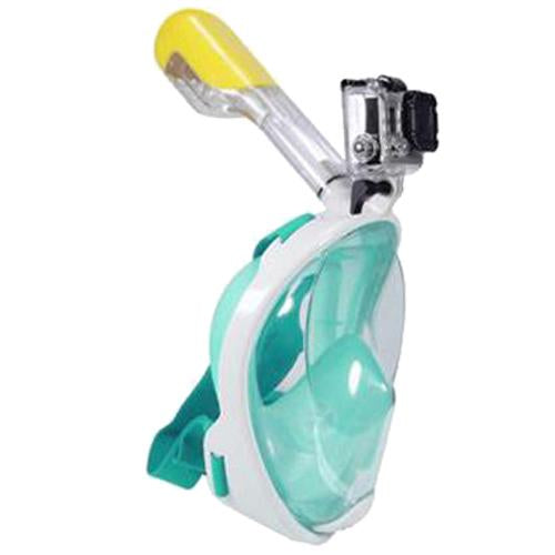 Adult Full Face Snorkel Mask Surface Scuba Diving Swim Breathing Equipment Set