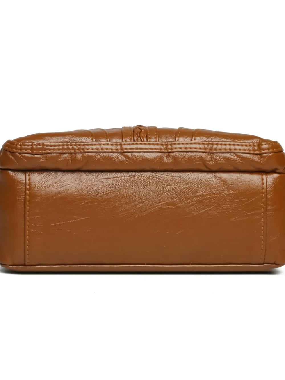 Faux Leather Adjustable Strap Shoulder Bag Medium Size Multiple Colours