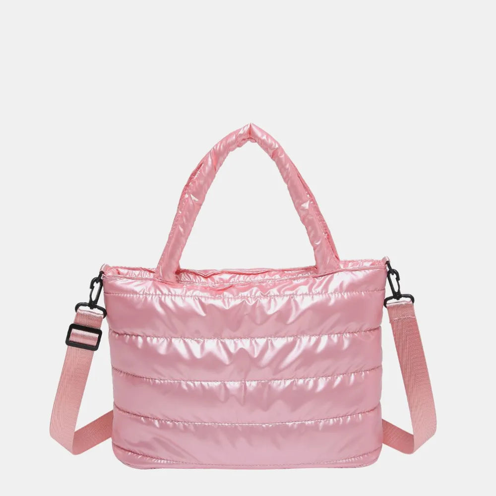 PU Leather Crossbody Bag Adjustable Strap Zip Closure Spacious Interior Secure