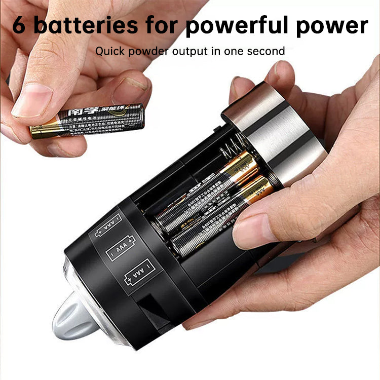 Electric Spice Grinder Automatic Gravity-Operated LED Light Adjustable Coarseness