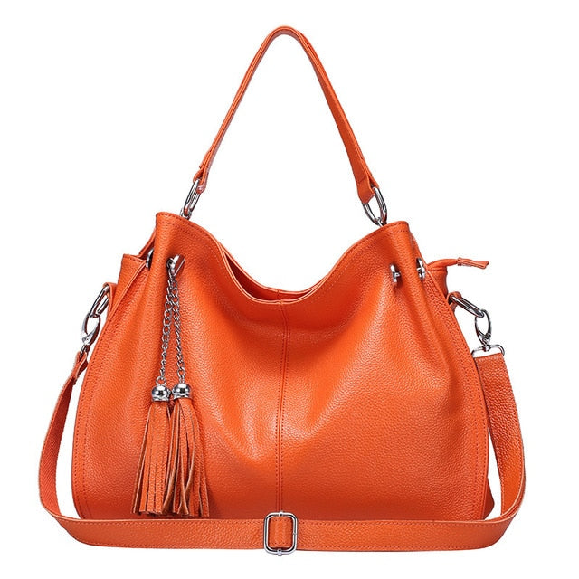 Genuine Leather Women's Handbag Shoulder Bag Premium Tote Ladies Purse