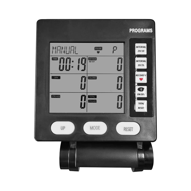 Multifunctional Rowing Machine Counter, LCD Display, Calorie & Speed Tracker