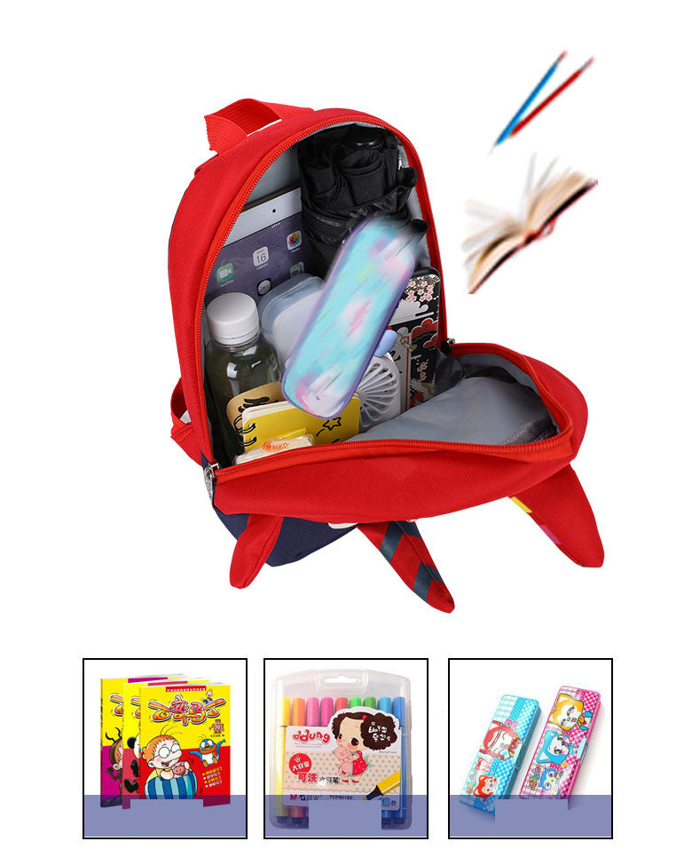 Children's Cartoon Sea Creatures Digital Print Backpack Lightweight Spinal Support