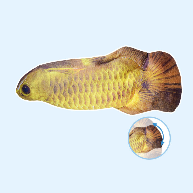 Electric Jumping Fish Cat Toy Simulating Real Movement Light Sound Toys Cats