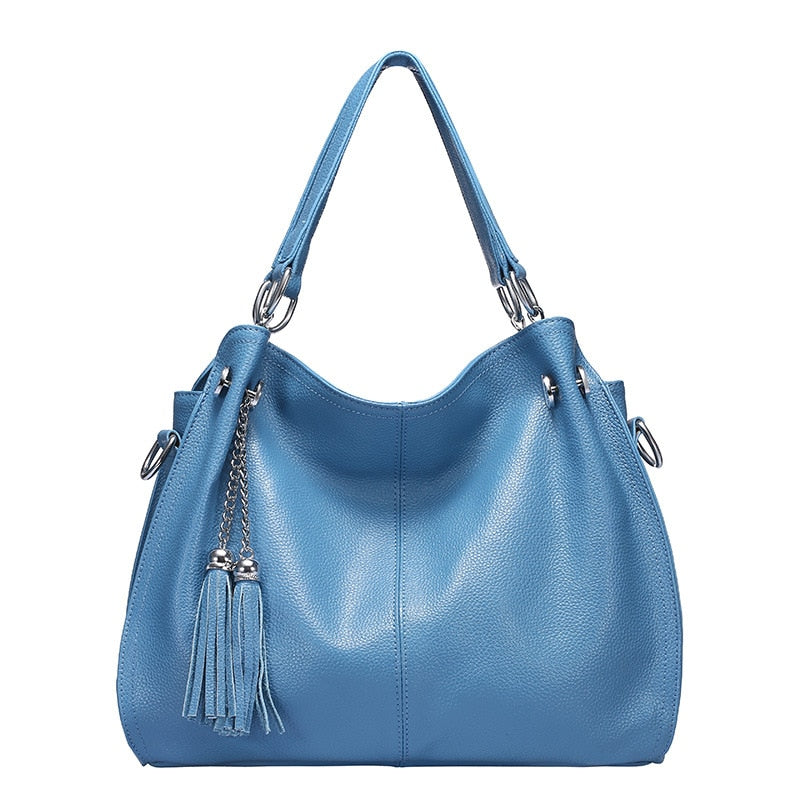Genuine Leather Women's Handbag Shoulder Bag Premium Tote Ladies Purse