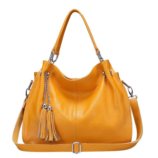 Genuine Leather Women's Handbag Shoulder Bag Premium Tote Ladies Purse