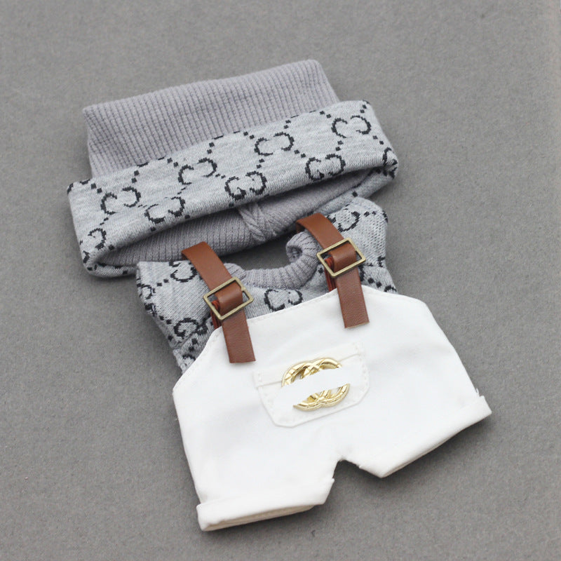 Cotton Knit Outfits For 17cm Labubu Doll Dolls 1st 2nd Gen Doll Accessories
