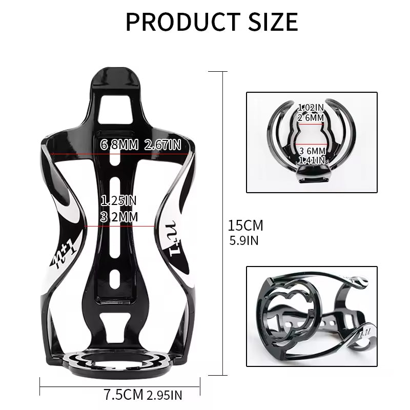 Figure Eight Bike Bottle Cage Locking Anti Shake Nylon Holder For Mtb Road Bikes