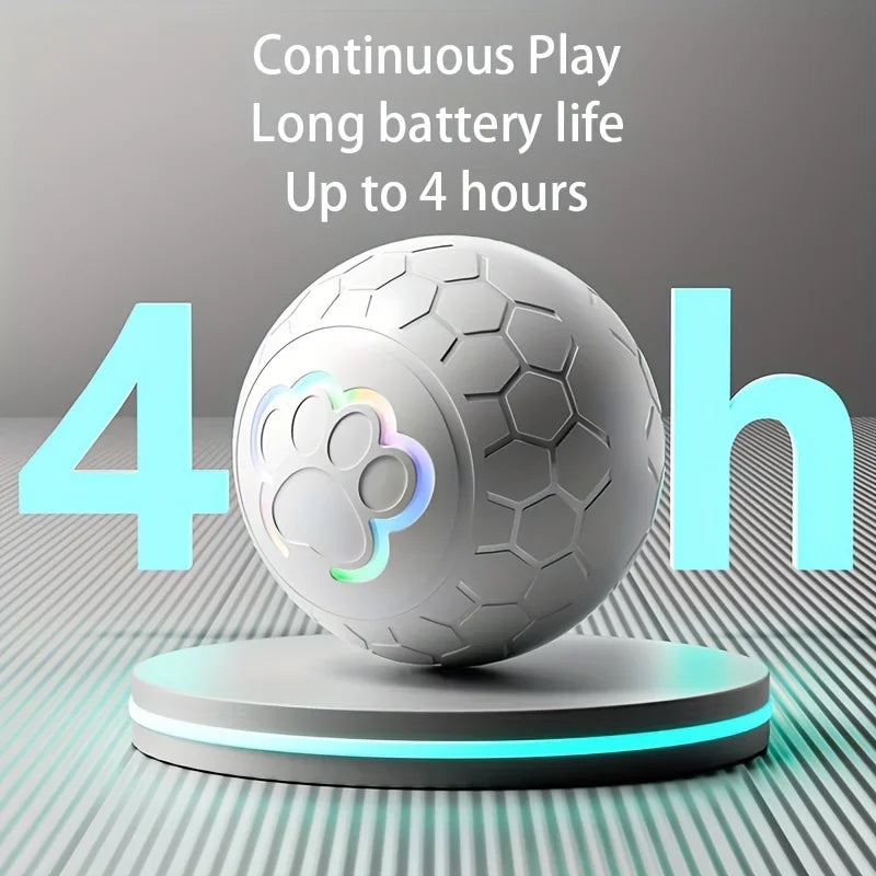 Interactive Rechargeable Pet Toy Ball Bite Resistant Automatic Smart Bouncing Balls