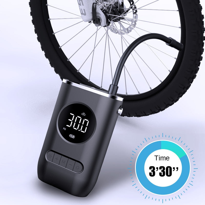 Portable Mini Electric Air Pump – 150 PSI USB Rechargeable Tyre Inflator