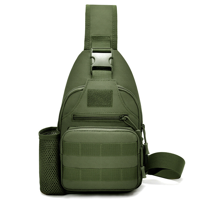 Tactical Crossbody Sling Bag MOLLE USB Chest Pack Outdoor Shoulder Travel Bag