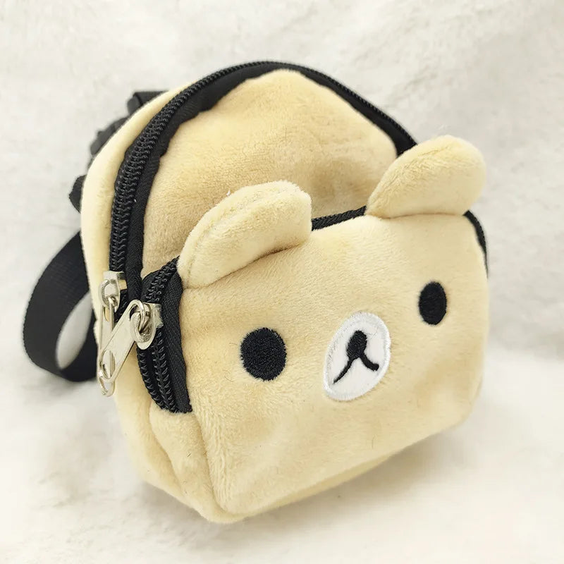 Adjustable Dog Backpack Harness Snack Carrier Durable Pet Gear Cartoon Design
