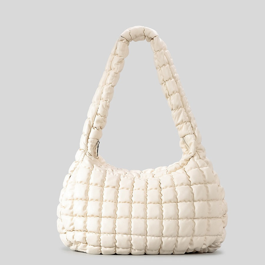 Trendy Women's Quilted PU Leather Shoulder Bag Handbag for Women Fashion