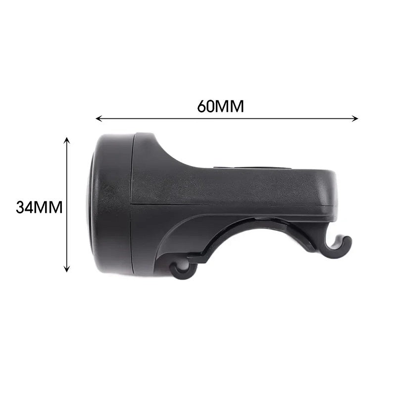 Electric Bicycle Bell USB Rechargeable 120dB Waterproof Mountain Bike Safety Horn