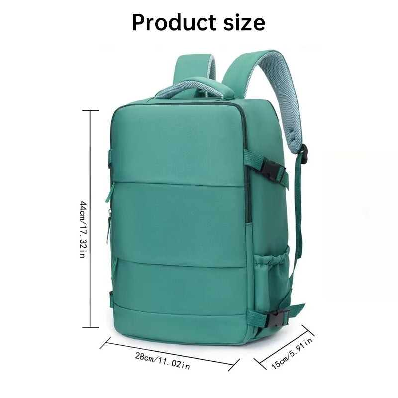 Waterproof Laptop Backpack: Airplane-Approved Carry-On for Travel, School & Work