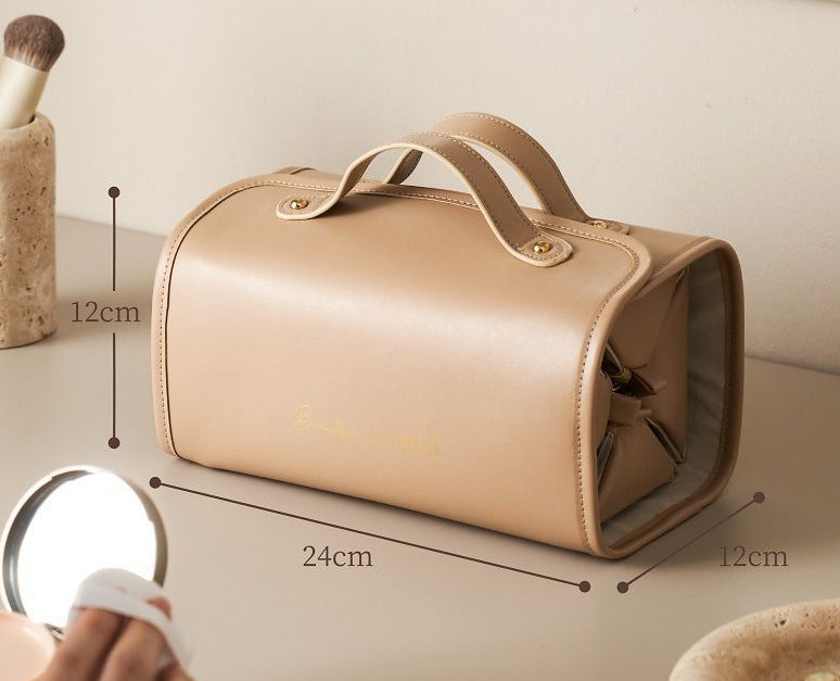 Foldable Multi-Compartment Make Up Organiser Bag Portable Travel Waterproof Storage
