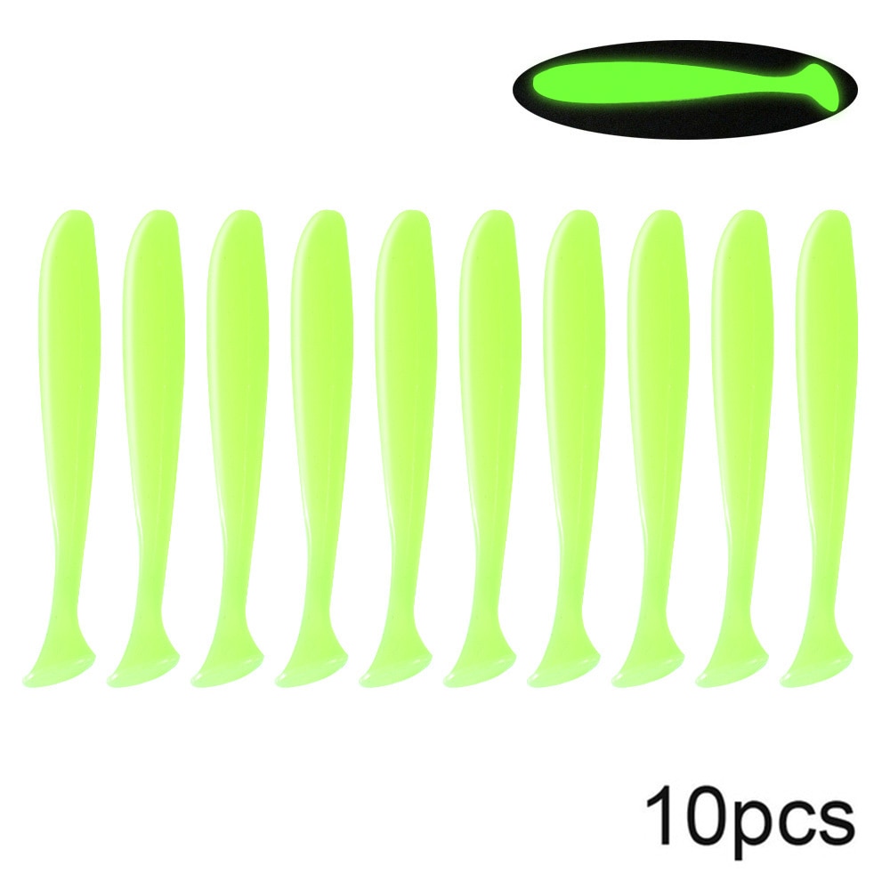 Eco-Friendly Silicone Sea Fishing Lures 7cm 2g Long-Distance Casting Set of 10