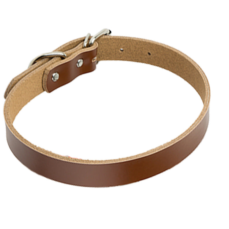 Pet Supplies Real Leather Dog Collars Pure Leather Dog Collars Dog Chains