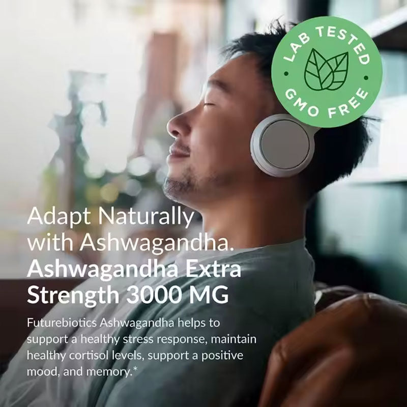 Ashwagandha 3000mg Energy Boosting Herbal Supplement 120 Capsules Stress Relief
