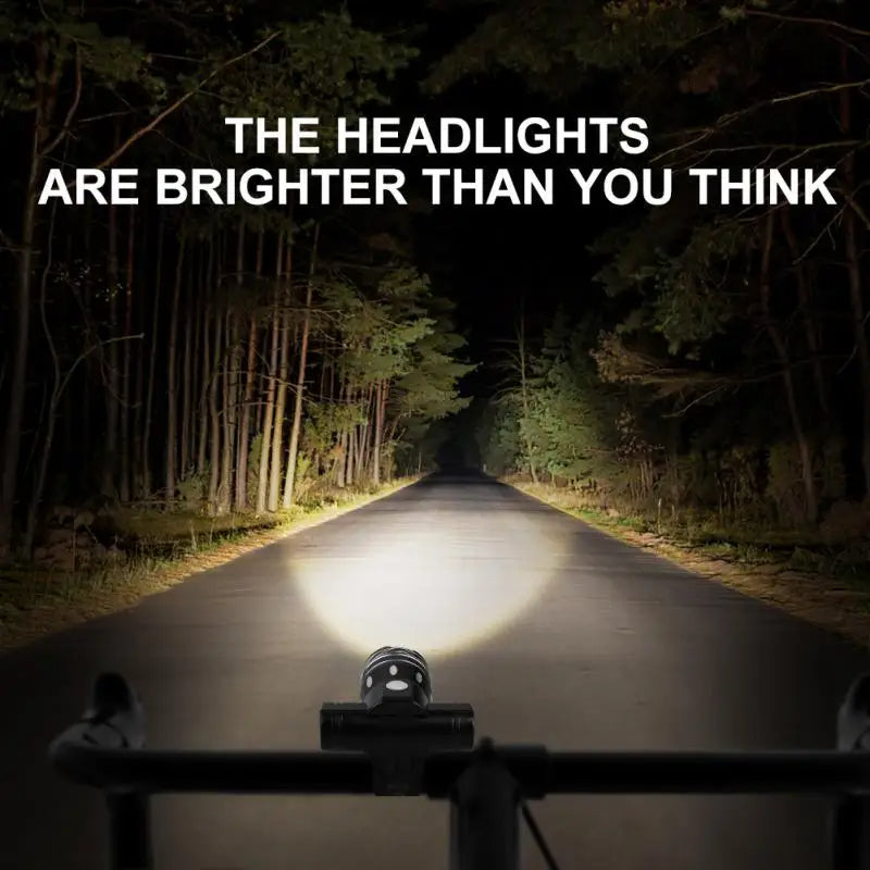 LED T6 USB Rechargeable Bicycle Light 2400mAh Zoomable MTB Cycling Flashlight