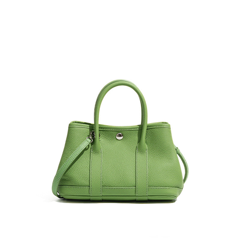 Women's Premium Top Grain Leather Crossbody Bag Horizontal Refined Silhouette