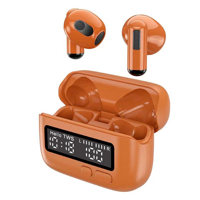BPG Portable Wireless Bluetooth Earphone Headset Retro Digital Clock