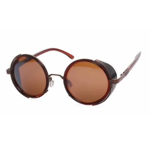 Retro Steampunk Round Sunglasses UV Unisex Alloy Frame Vintage Premium Glasses