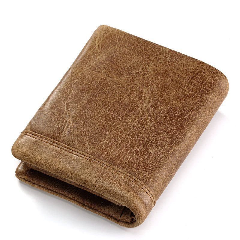 Leather Zipper Wallet Multifunctional Clutch RFID Blocking Secure Spacious Organizer