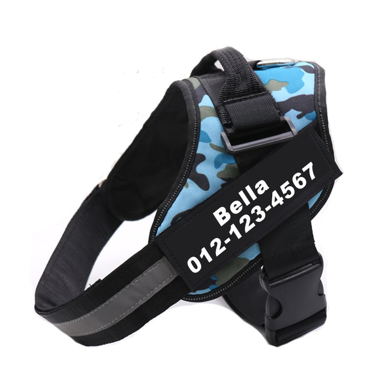 Personalised No Pull Dog Harness XXXS - XXL