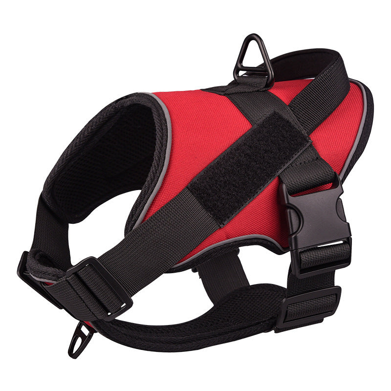 Tactical Dog Harness Vest Reflective Military Style Medium Large Dogs
