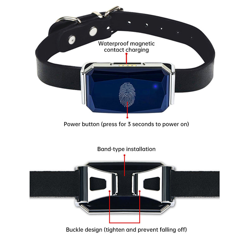 G12 Smart GPS Pet Tracker Mini Waterproof Anti-Loss Device Dogs Cats Tracking