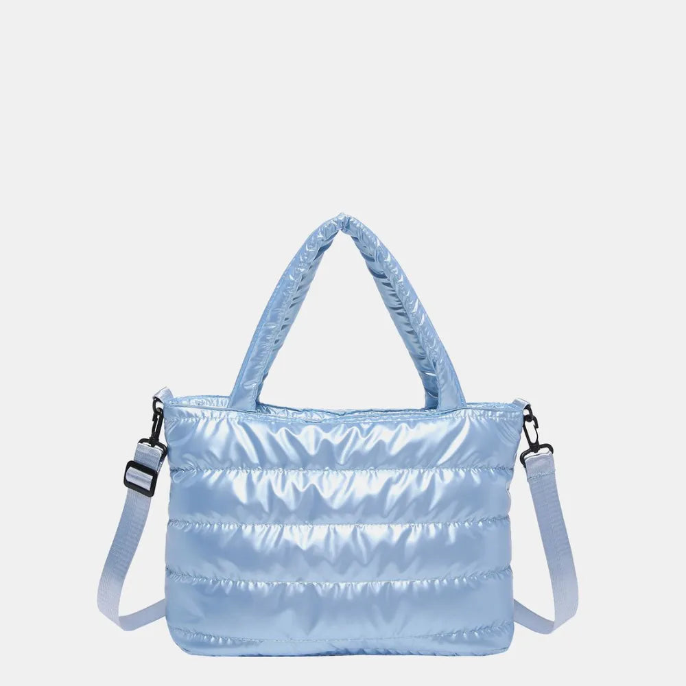 PU Leather Crossbody Bag Adjustable Strap Zip Closure Spacious Interior Secure