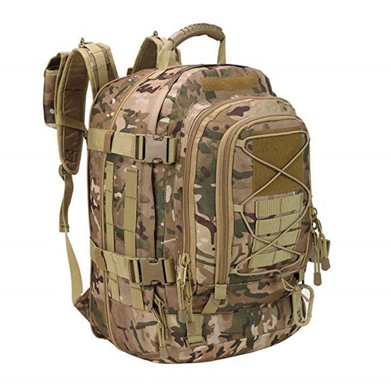65L Tactical Military Backpack Expandable MOLLE Hiking Camping Travel Bag