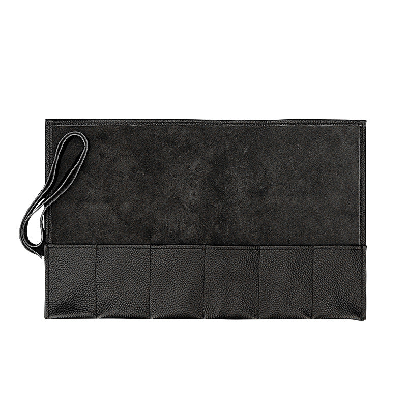 Luxury Travel Watch Case Roll in Faux Leather with Secure Anti Scratch Design