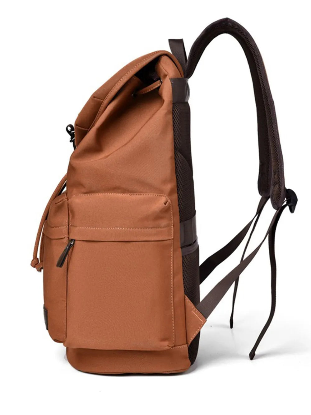 Adjustable Strap Canvas Backpack Multi Pockets Durable School Travel Rucksack
