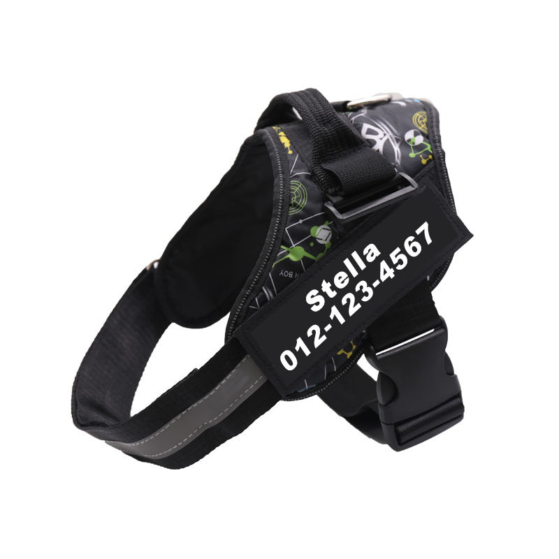 Personalised No Pull Dog Harness XXXS - XXL