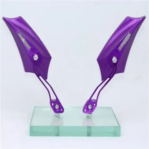 Electric Vehicle Motorcycle Aluminum Alloy 8mm Thread Rearview Mirror Bundle