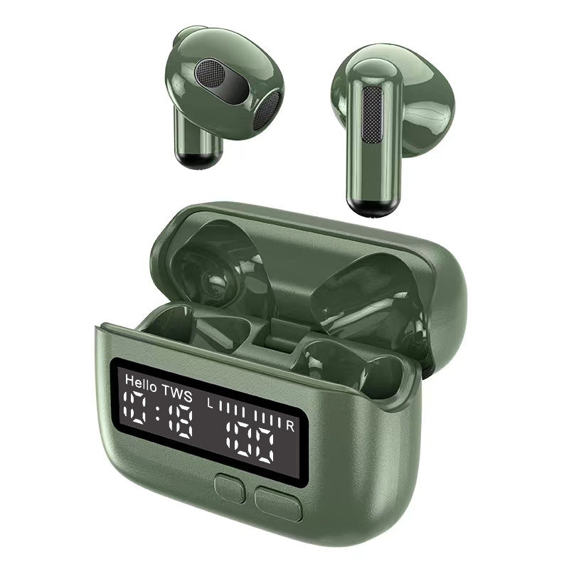 BPG Portable Wireless Bluetooth Earphone Headset Retro Digital Clock