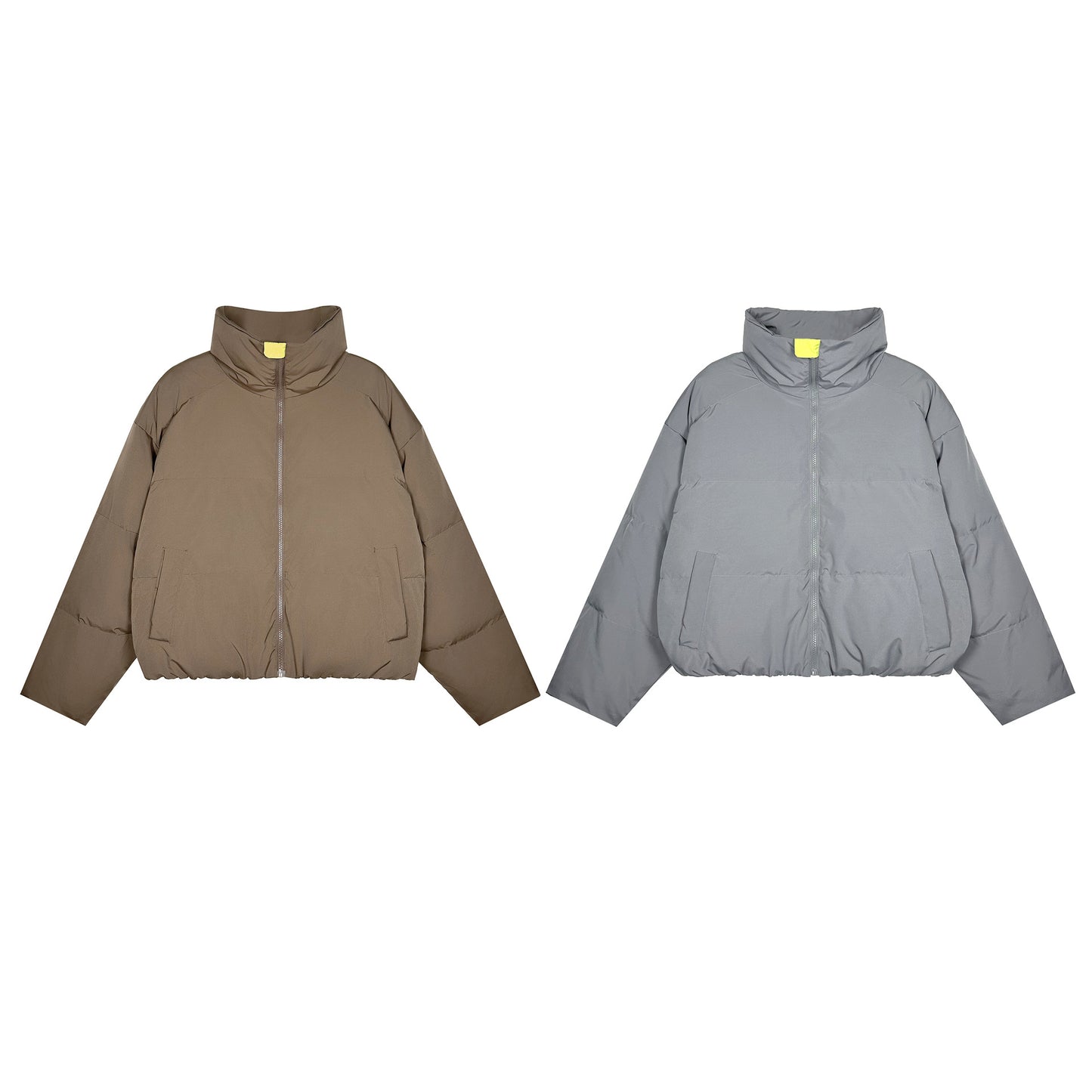 Unisex Vintage Duck Down Short Jacket for Winter Warmth and Urban Fashion Appeal