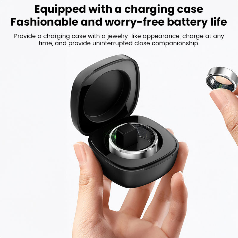 Smart Ring Fitness Tracker Heart Rate Sleep Blood Oxygen For Xiaomi IOS Android Gesture Control