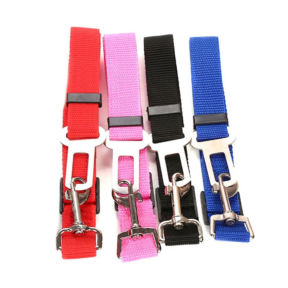 Adjustable Pet Dog Cat Car Safety Seat Belt Harness Vehicle Seatbelt Lead Leash