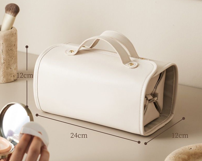 Foldable Multi-Compartment Make Up Organiser Bag Portable Travel Waterproof Storage