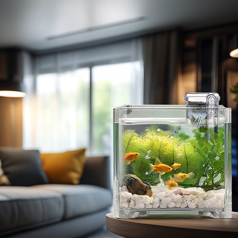USB or Plug Aquarium Filter 2.5W 250L/H Small Tank Water Purifier 30cm Max Size