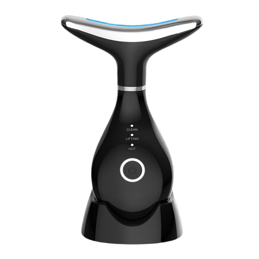EMS Neck Face Lifting Machine Skin Tightening Massager LED Photon Facial Device