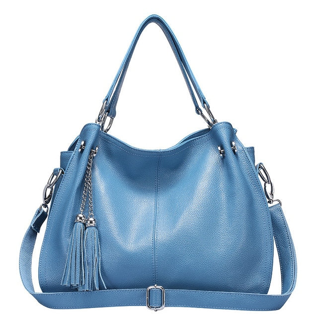 Genuine Leather Women's Handbag Shoulder Bag Premium Tote Ladies Purse