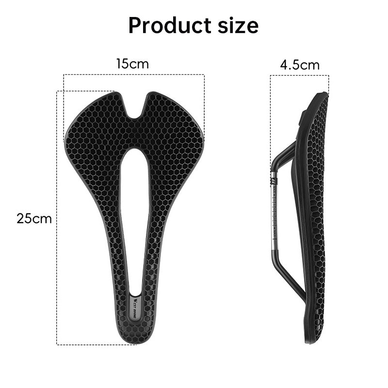 TPE Honeycomb Breathable Cycling Saddle for Road Biking and Mountain Bike Use