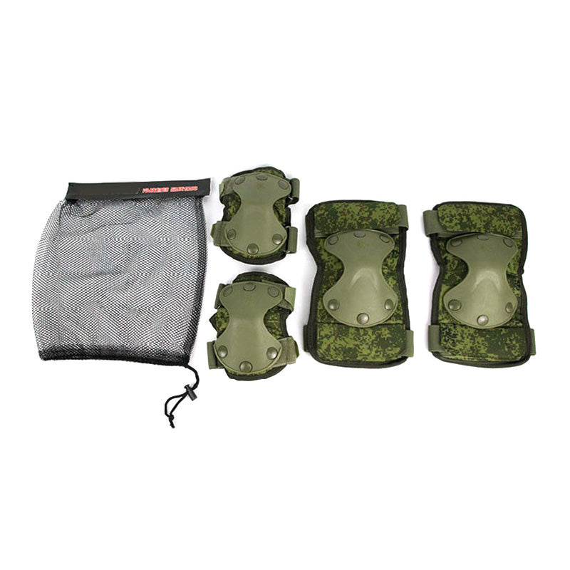 Military Grade Tactical Protector Knee Pad Elbow Pad Set Cycling Hiking Skating