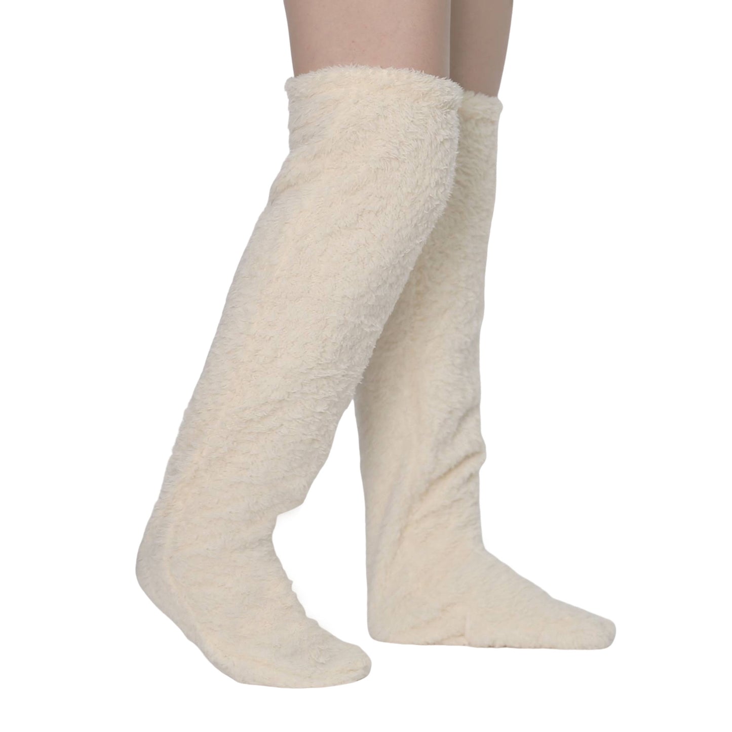 Ultra-Warm Plush Leg Warmers Long Socks Unisex Thick Thermal Knee Pads 13 Colours