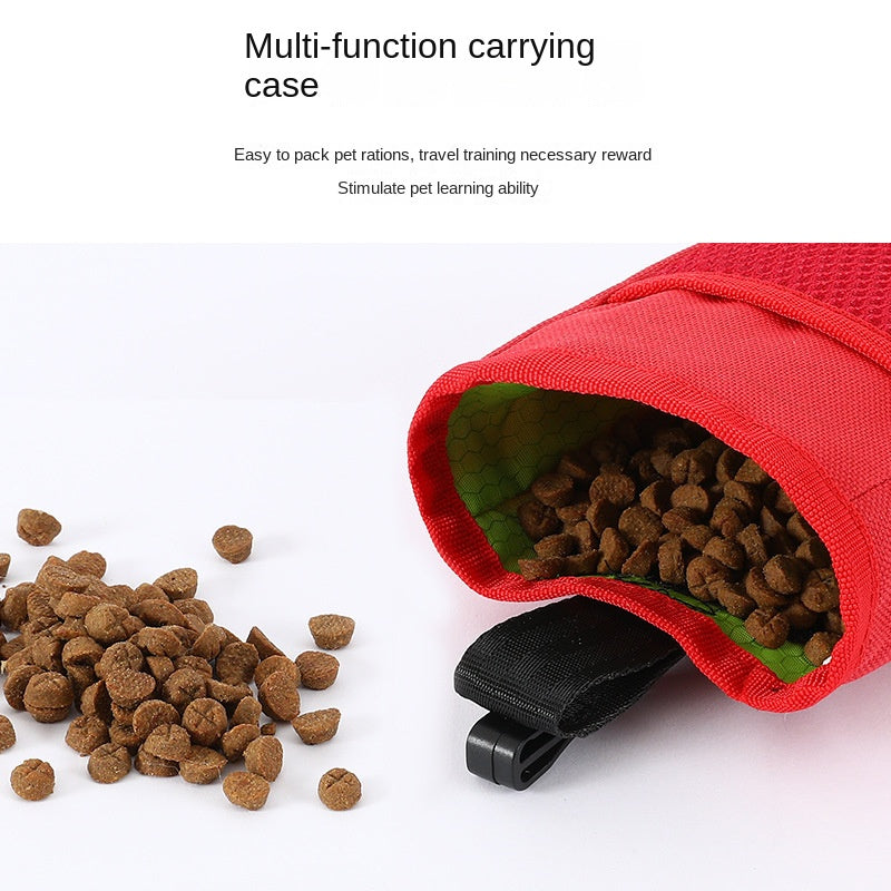 Waterproof Dog Training Waist Pack Adjustable Strap Oxford Snack Pouch Treat Holder