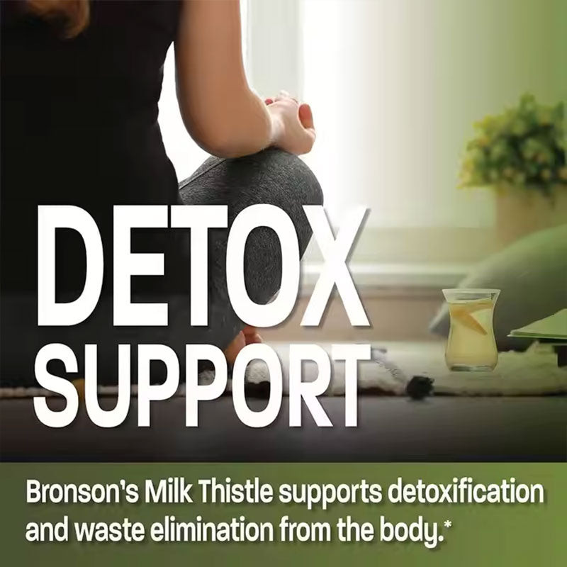 Milk Thistle 1000mg Capsules with Dandelion Root 120 Count for Adults